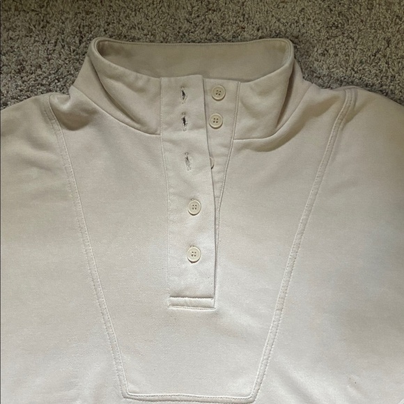 Womens Time and Tru Mock Neck Button Sweatshirt size XL - Picture 5 of 9